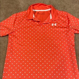 Under Armour Kids Red Polo Shirt